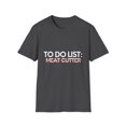 thumbnail image 1 of Funny To Do List Meat Cutter Retirement Butcher Meat Packer Novelty Meat Cutter Retired Men Women Meat slicer Unisex Softstyle T-Shirt, 1 of 4