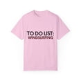 thumbnail image 1 of Funny To Do List Windsurfing Sports Adventure Windsurfer Gag Novelty Windsurfing Outdoor Windsurf Men Women Unisex Garment-Dyed T-shirt, 1 of 4