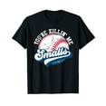 thumbnail image 1 of Funny Toddler Softball shirt You're Killin Me Smalls T-Shirt, 1 of 5