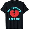 thumbnail image 1 of Funny Tonsil Surgery Recovery Gift For The Bravest of Brave T-Shirt, 1 of 4