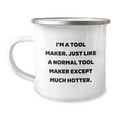 thumbnail image 1 of Funny Tool Maker Gifts from Friends - I'm A Tool Maker. Just Like A Normal Tool Maker Except Much Hotter. Birthday Unique Gifts for Tool Makers, Men, Coworkers, Family, and Friends, 1 of 2