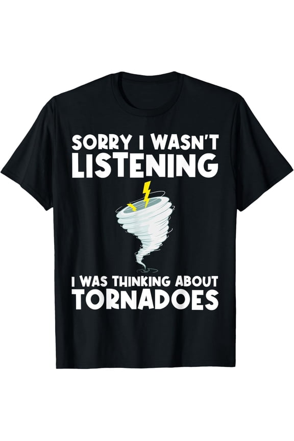 Funny Tornado Gift For Men Women Hurricane Weather Chaser T-ShirtMen and women, Black T-shirt, size: Extra large