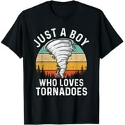 Funny Tornado Storm Chasing Twister Hurricane Boys Kids T-Shirt
