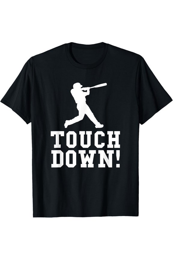 Funny Touchdown Baseball Football Sports Gift T-Shirt