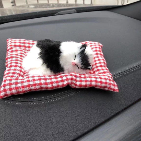 Funny Toys Cat In SLEEPING Doll Toy Mini Cat In Shoe With Meows Sounds Sleeping Cute Kitty Toys Decors For Kids Boys Girls