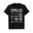 thumbnail image 1 of Funny Tractors lover 6 Things I Do In My Spare Time Tractor T-Shirt, 1 of 5