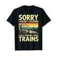 thumbnail image 1 of Funny Train Art For Men Boys Kids Locomotive Train Lover T-Shirt, 1 of 5