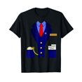 thumbnail image 1 of Funny Train Driver Conductor Model Railway Railroad Costume T-Shirt Black Tee, 1 of 5