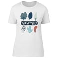 thumbnail image 1 of Funny Trees Cute Colorful Nature T-Shirt Women -Image by Shutterstock, Female Large, 1 of 2