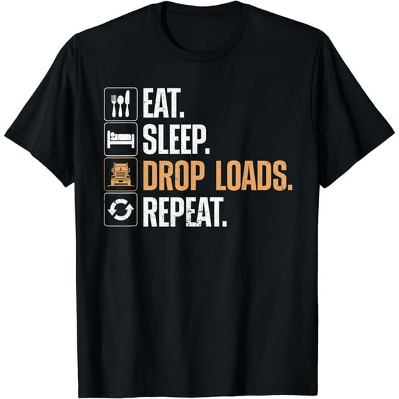 Funny Truck Driver Art For Men Dad Trucking Mechanic Trucker T-Shirt