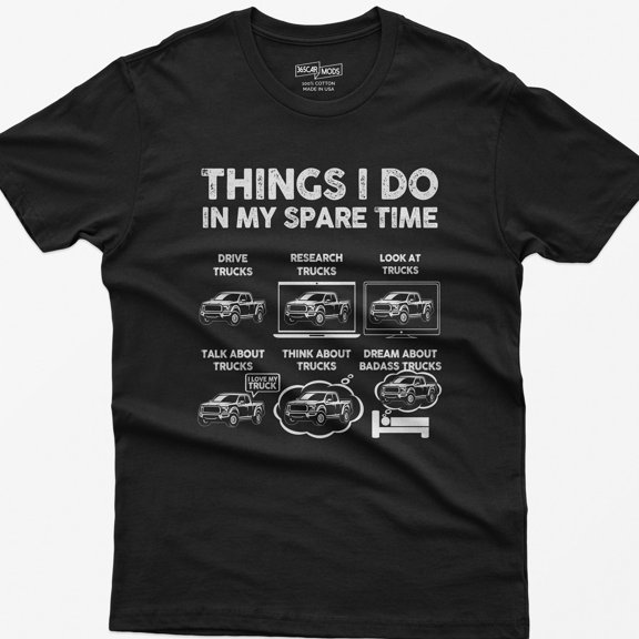 Funny Truck Enthusiast TShirt Car Guy Gift