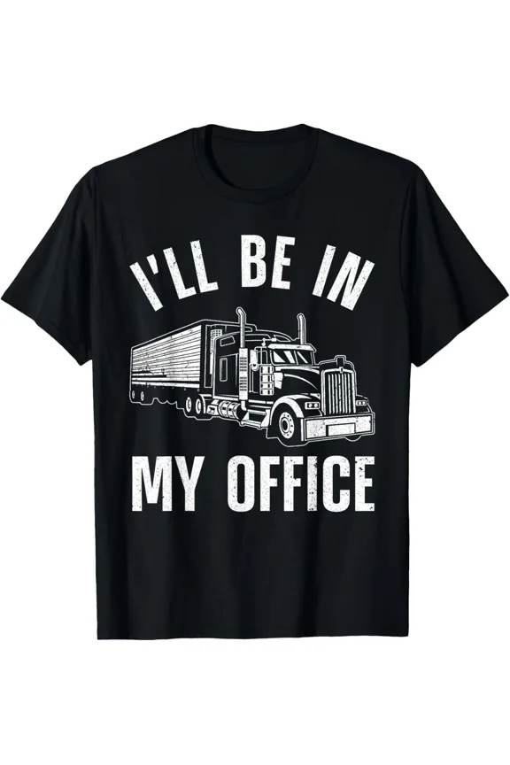 Funny Trucker Big Rig Driver Humor Graphic Trucking Lifestyle Unisex T-Shirt, up to size 5XL