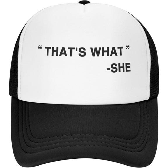 Funny Trucker Caps for Men's Trucker Caps That's What She Said Adjustable Hats