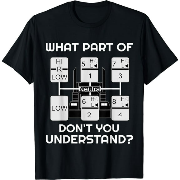 Funny Trucker - Truck Driver Gifts for Trucking Dads T-Shirt mens t shirt，black，women，funny，misfits，men，journey