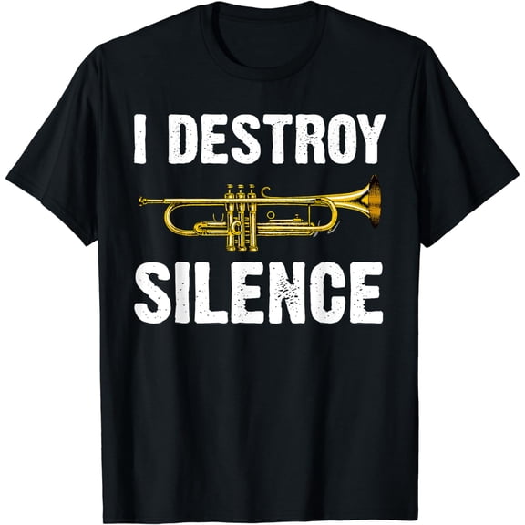 Funny Trumpet Player Art For Men Women Trumpeter Orchestra T-Shirt