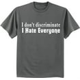 thumbnail image 1 of Funny Tshirts Men Graphic Tee I Hate Everyone, 1 of 1
