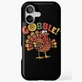 thumbnail image 1 of Funny Turkey Gobble Thanksgiving Night Design iPhone Case 17 to 11 Pro Max, 1 of 2