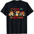 thumbnail image 1 of Funny Turkey Reading Book Librarian Bookworm Thanksgiving T-Shirt, 1 of 4