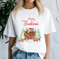thumbnail image 1 of Funny Turkey Santa Merry Thanksmas Christmas, Thanksgiving Shirt,Turkey Tee,Holiday Gift ,Happy Thanksgiving Tshirt,Turkey Day,Family Gobble ,Pumpkin,, 1 of 5