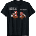 thumbnail image 1 of Funny Turkey Thanksgiving Shirt for Men Adults,Fall Holiday Casual T-Shirt, 1 of 7