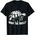 thumbnail image 1 of Funny Turtle Design What The Shell Turtoise T-Shirt, 1 of 5