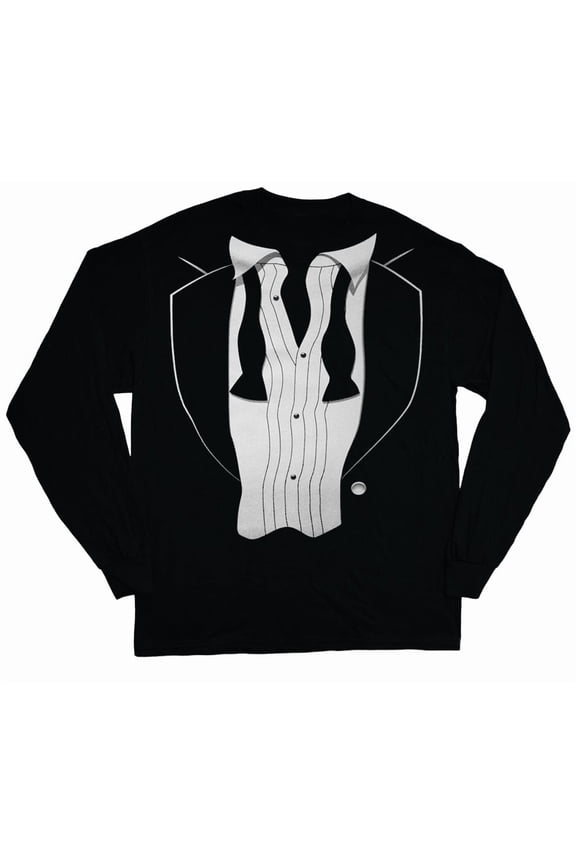 Funny Tuxedo T-shirt Wedding Gifts Bachelor Party Groom Event Staff T-shirt Mens Graphic Tees Long Sleeve Tee Shirt