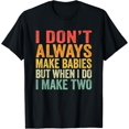 thumbnail image 1 of Funny Twins Announcement Gift For Pregnant Mom Or Dad To Be T-Shirt Unisex S-5XL Hot Trending Shirt, Vintage Birthday Gift, 1 of 2