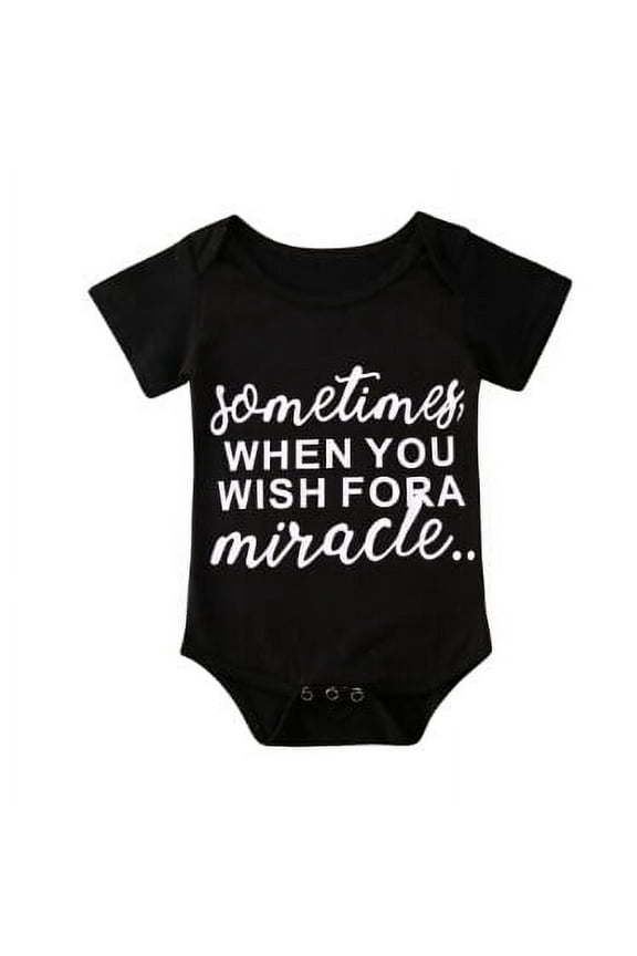 Funny Twins Baby Bodysuits Matching Outfit Boys Girls Rompers When You Wish You Get Two Print Cotton Short Sleeve Rompers Baby Boys Girl  one-piece  Twins Clothes