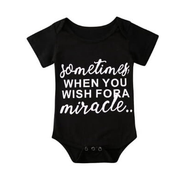 Funny Twins Baby Bodysuits Matching Outfit Boys Girls Rompers When You Wish You Get Two Print Cotton Short Sleeve Rompers Baby Boys Girl one-piece Twins Clothes