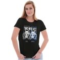 thumbnail image 1 of Funny Two Wolves Inside Me Joke Womens Slim Fit Graphic Tee Brisco Brands M, 1 of 5