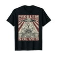 thumbnail image 1 of Funny UFO Problem Solved, Political Humor Sarcastic T-Shirt, 1 of 5