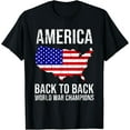 thumbnail image 1 of Funny USA T Shirt US Flag Tee Patriodic 4th Of July America T-Shirt, 1 of 5