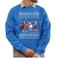 thumbnail image 1 of Funny Ugly Xmas Sweater, Horse Lovers Christmas Sweatshirt, Cute Horses Ugly Christmas Sweater, 1 of 5