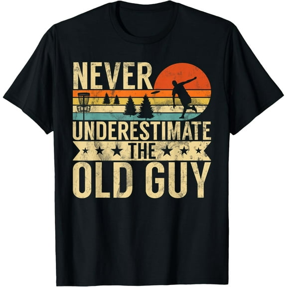 Funny Ultimate Frisbee The Old Guy Disc Golf Mens T-Shirt