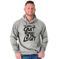 thumbnail image 1 of Funny Unable To Quit Too Legit Unisex Plus Fleece Graphic Hoodie Brisco Brands 5X, 1 of 5