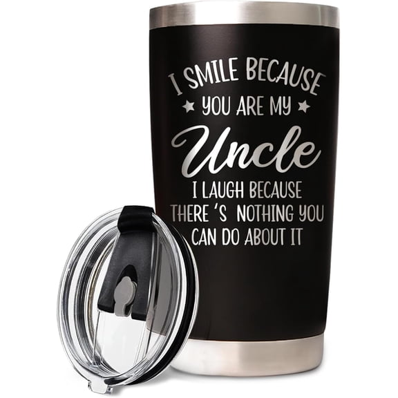 Funny Uncle Tumbler - Coffee Cup Gift for Uncle - Christmas, Fathers Day, Birthday