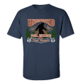 thumbnail image 1 of Funny Undefeated Social Distancing Champion Bigfoot Short Sleeve T-shirt-Navy-xl, 1 of 4