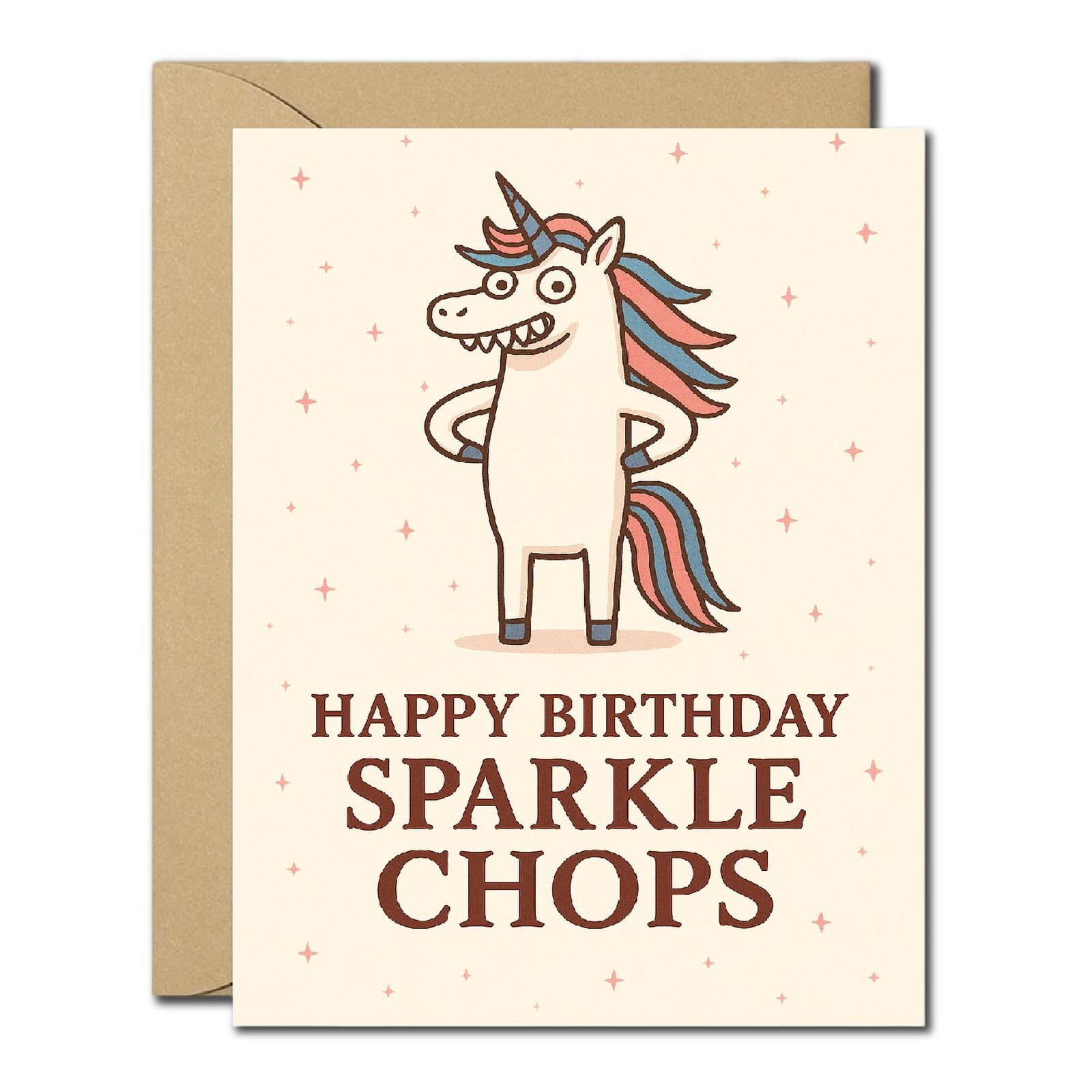Geburtstagskarte Mit Einhorn & Regenbogenkuchen – Funny Card Von The Best Card Company