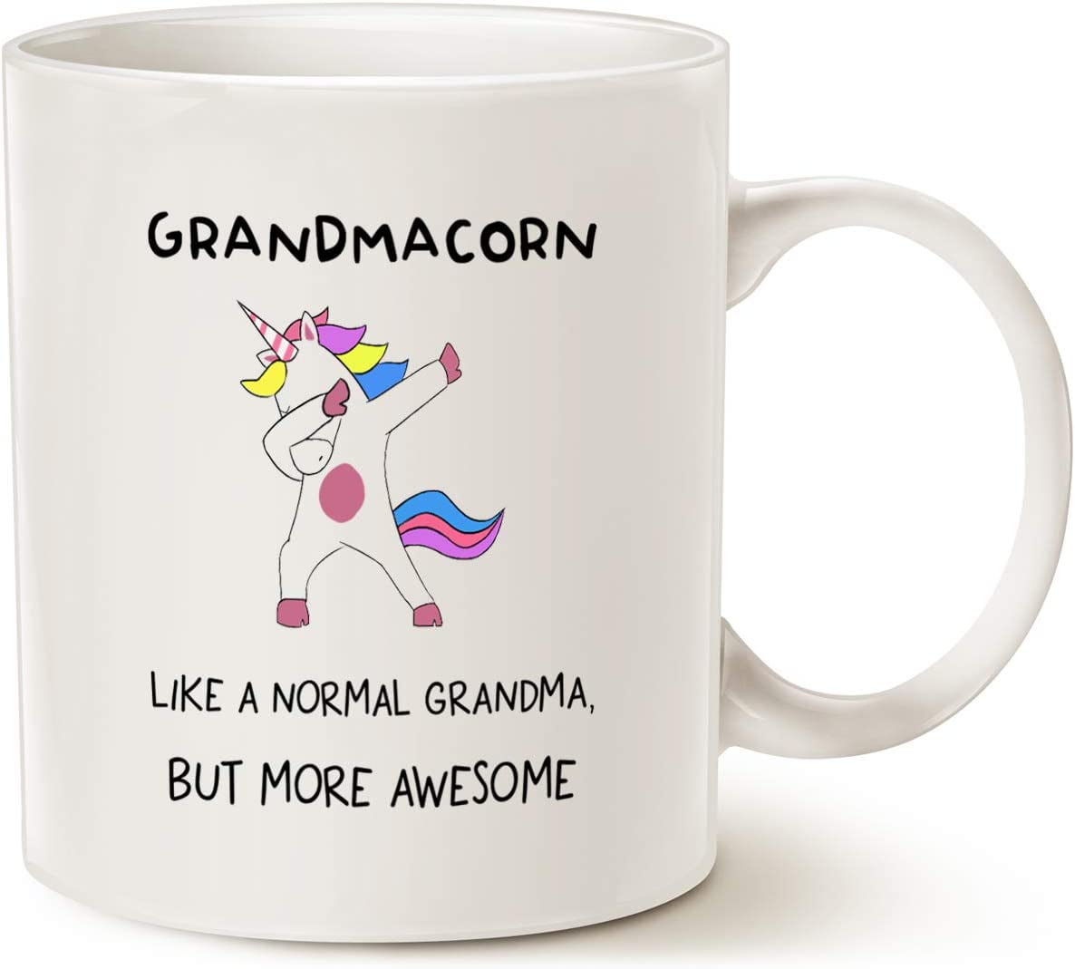 Funny Unicorn Cool Grandma Coffee Mug Christmas Gifts, Grandmacorn Like