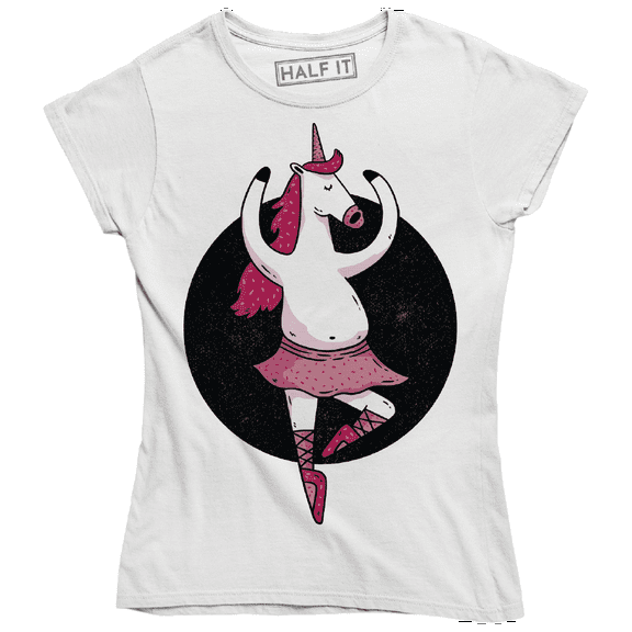 Funny Unicorn Dance Valley Dancing In Moon Animal Lover Women's T-Shirt