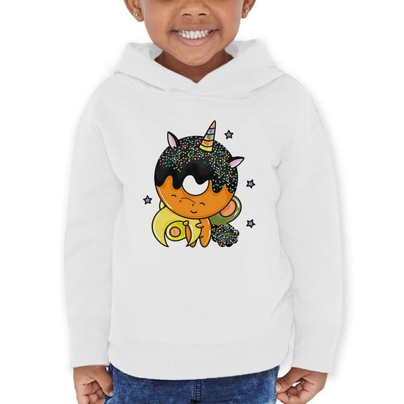 Funny Unicorn Donut Hoodie Toddler -Image by Shutterstock, 4 Toddler