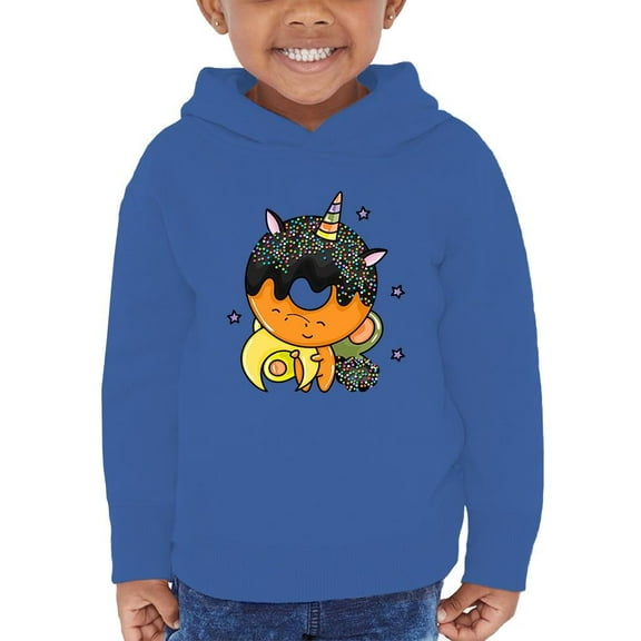 Funny Unicorn Donut Hoodie Toddler -Image by Shutterstock,  5 Toddler