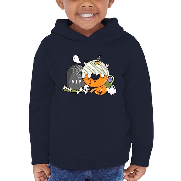 Funny Unicorn Donut Iv Hoodie Toddler -Image by Shutterstock, 2 Toddler