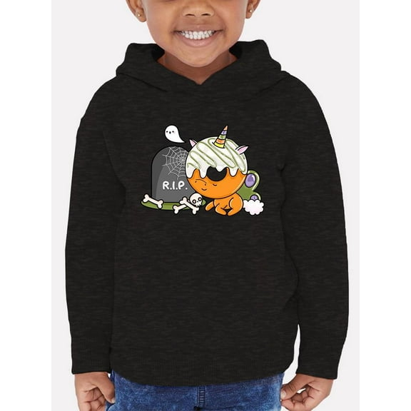 Funny Unicorn Donut Iv Hoodie Toddler -Image by Shutterstock,  4 Toddler