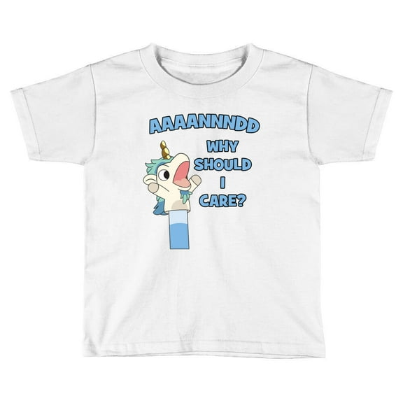 Funny Unicorse Toddler T Shirt Bluey Birthday Girl, Gift For Him, Bluey Family Shirts TODDLER SHORT SLEEVE TEE BELLA CANVAS 3001T