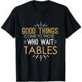 thumbnail image 1 of Funny Upbeat Waiter Waitress Restaurant T-Shirt, 1 of 4