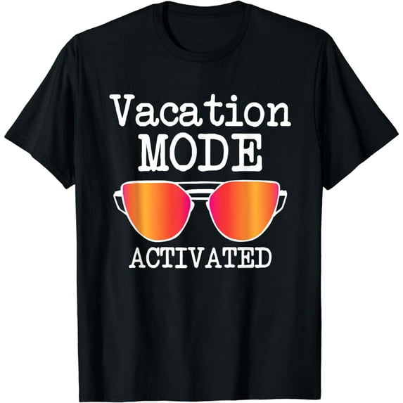 Funny Vacation Mode Activated | Summer Beach Sunglasses T-Shirt