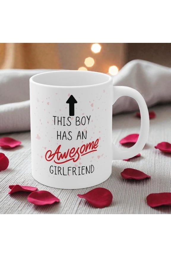 Funny Vaines Day Mug Gift Him, Coffee Cup, Romantic Present Boyfriend Husband.