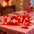 thumbnail image 1 of Funny Valentine Figure Lighted Valentine s Day LOVE Sign Ornament, Valentines Day Decorations for Home, Valentine Table Centerpieces(1PCS), 1 of 6