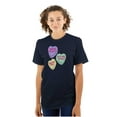 thumbnail image 1 of Funny Valentine's Conversation Hearts Women's Graphic T Shirt Tees Brisco Brands S, 1 of 5